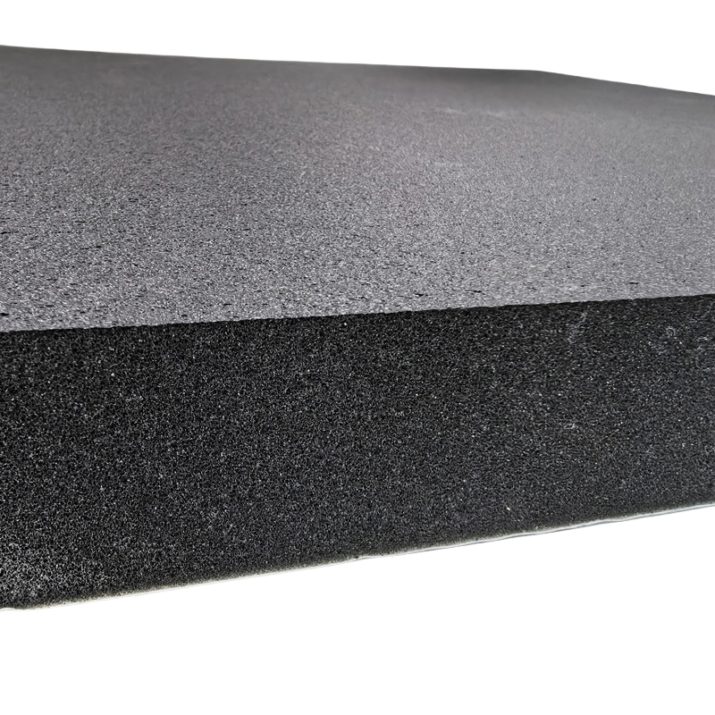 Acoustic PU Foam Sheet with Film Polyurethane Foam Custom Size for Car Sound Absorption
