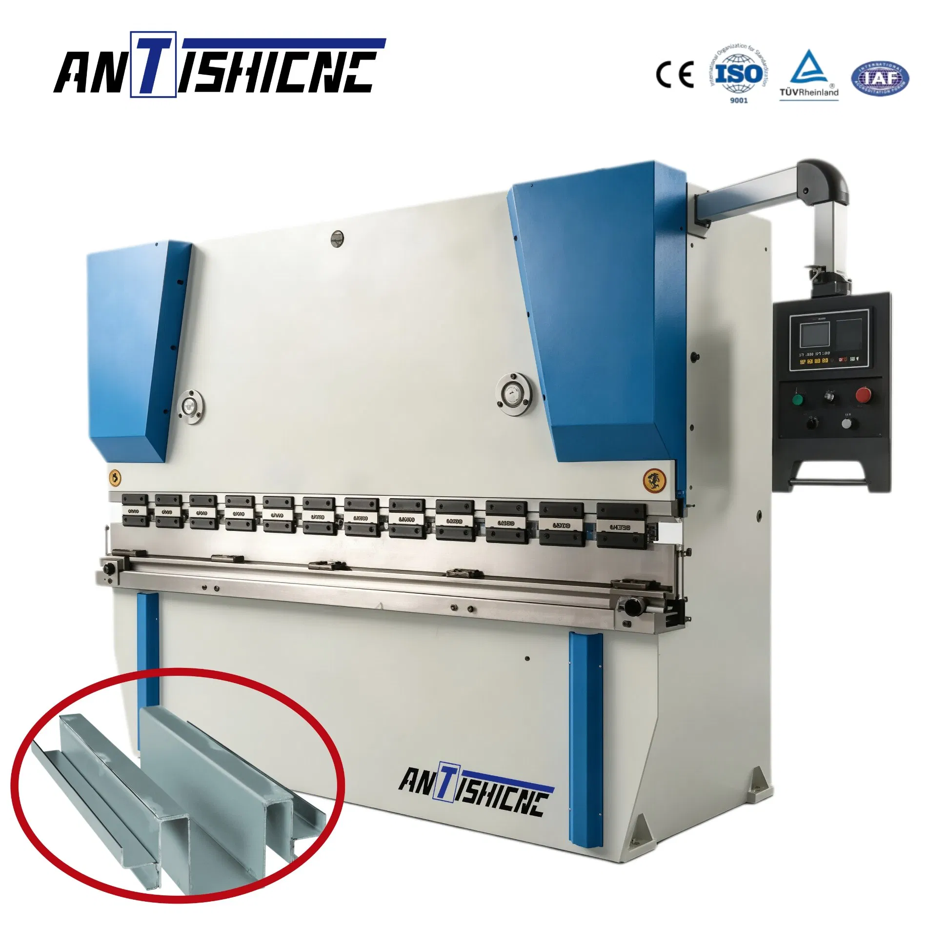 CNC Bending Machine with 125 Ton Capacity for Small to Medium Fabrication Workshops