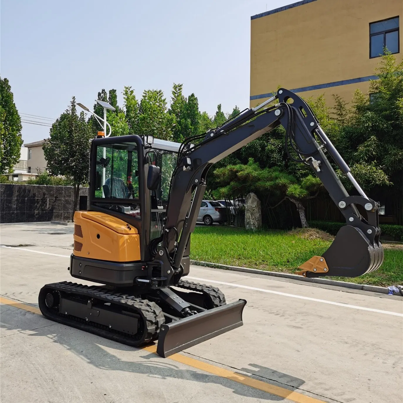 Spedizione gratuita Jh8027 mini escavatori da 0,6t a 3,5t certificati CE/EPA piccoli escavatori idraulici micro escavatori per giardino, edilizia e agricoltura