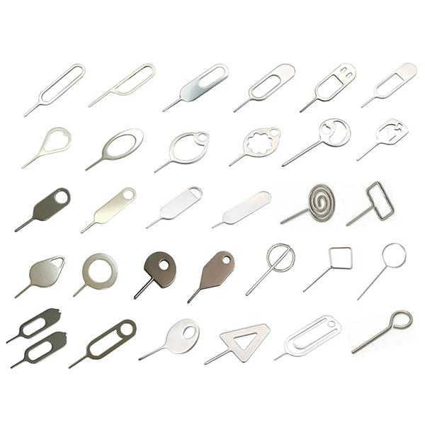 Custom Logo SIM Card Ejector Pin, Stainless Steel SIM Card Tray Removal Tool