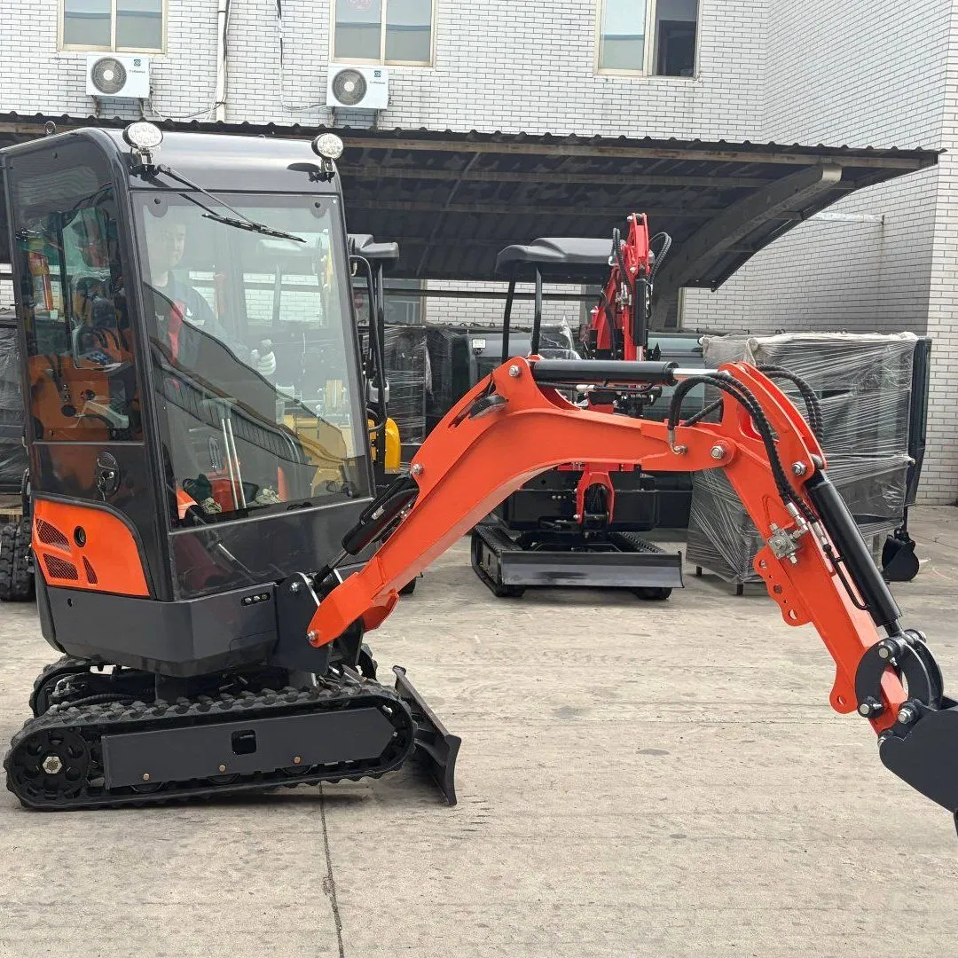 Versatile Mini Excavator for Efficient Ditching and Orchard Plowing
