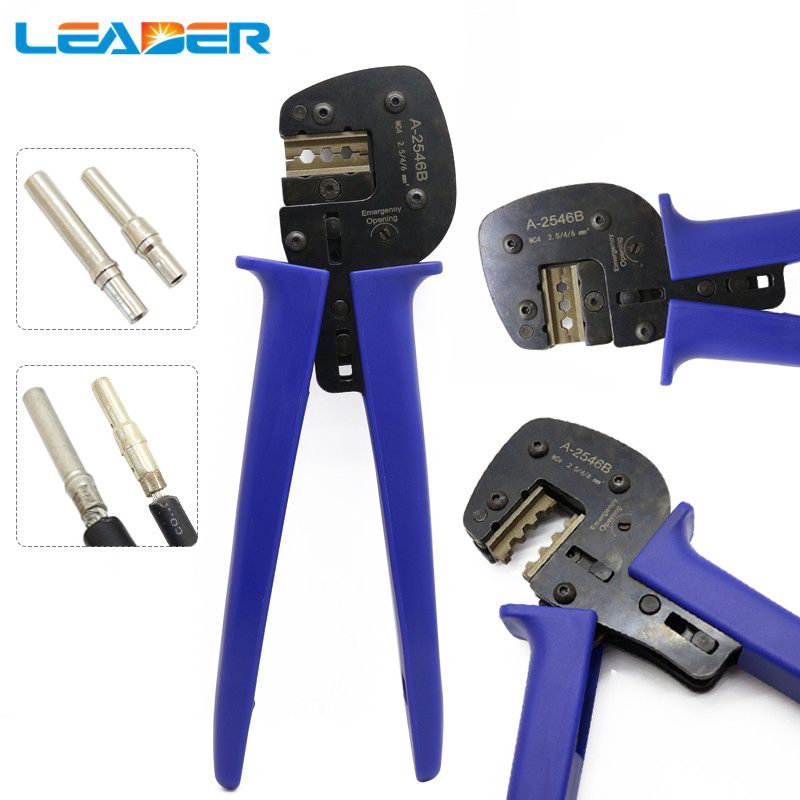 Professional Crimper Tool Plier for Solar Terminal for 2.5/4/6mm2 Cable Applications