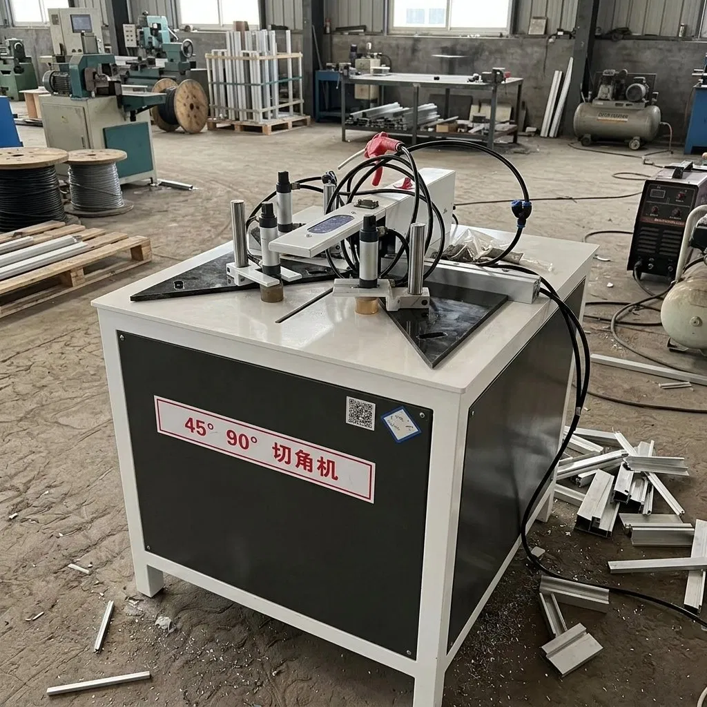 45 or 90 Degree Aluminum Corner Miter Notching Cutting Saw Machine for Wood Photo Frame