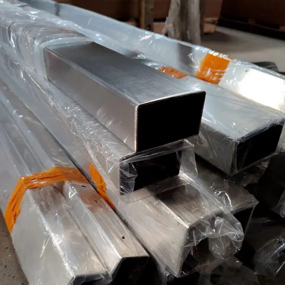 ASTM A312 Tubería de acero inoxidable soldada para rack solar de uso exterior