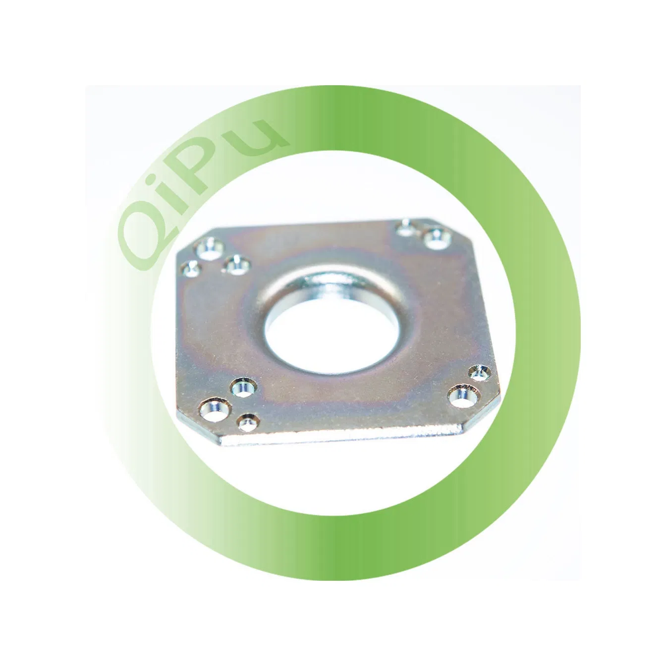 Custom Metal Stamping Parts Cutting Stamping Flange Square for DC Contactor
