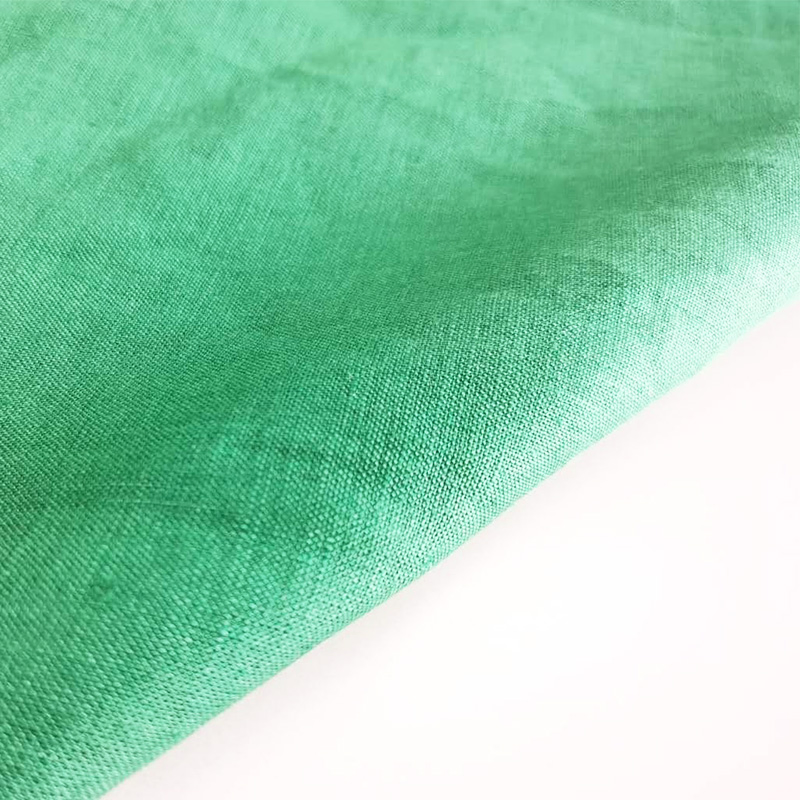 Linen Cotton Woven Fabrics L/C15*15 Piece Dyed Gots Certificated Linen Cloth Solid Organic Linen
