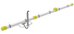Sliding Conductor Rail Line for Overhead and Elongated Tracks for Cranes Guide System Slide Wire Linear Rails for Paper Mill/Automobile/Red Wine Industry