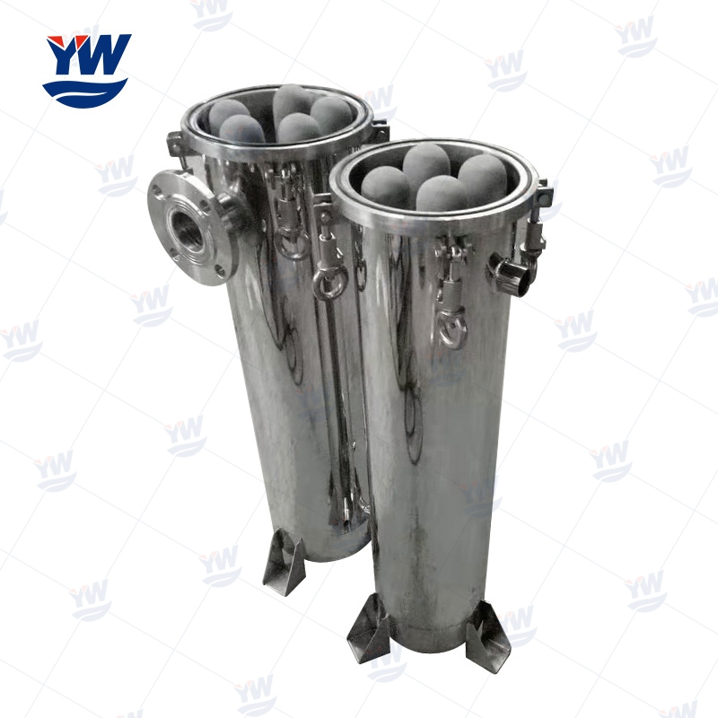 Custodia del filtro a cartuccia in acciaio inossidabile 304/316 e titanio, resistente alle alte temperature e alla corrosione