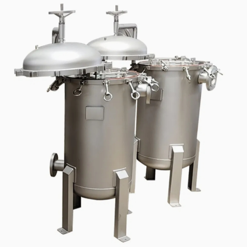 Système de filtration de traitement d'eau à filtre à sac industriel