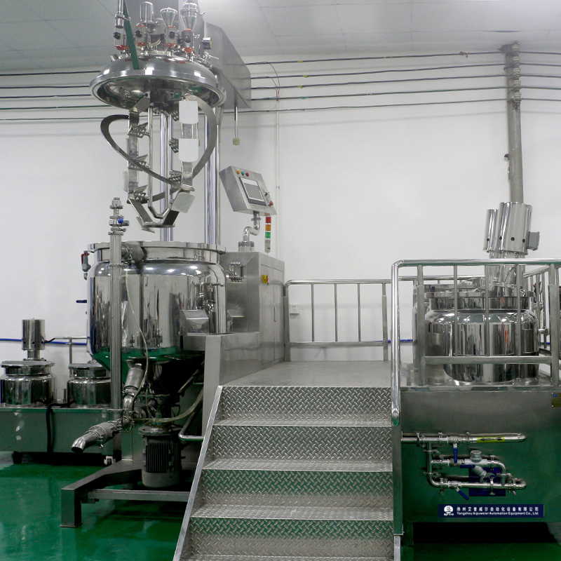 Máquina emulsionadora homogeneizadora al vacío 200-500L
