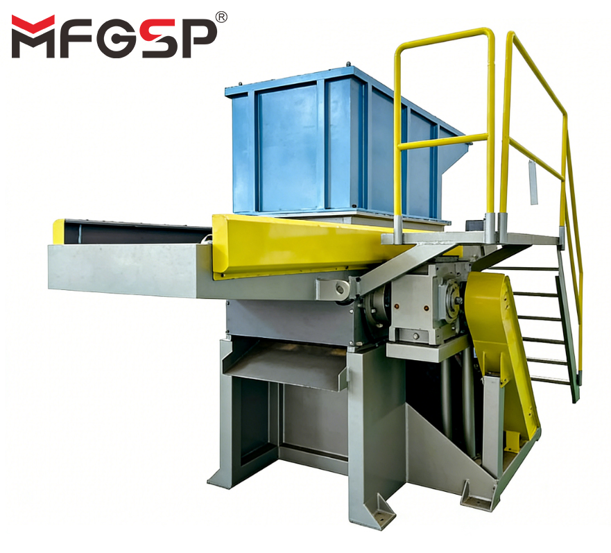 Single Shaft Plastic Shredder Machine