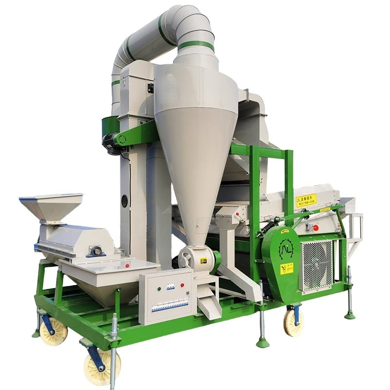 Limpiador de granos 5XFZ-15DT para semillas de trigo, maíz y arroz