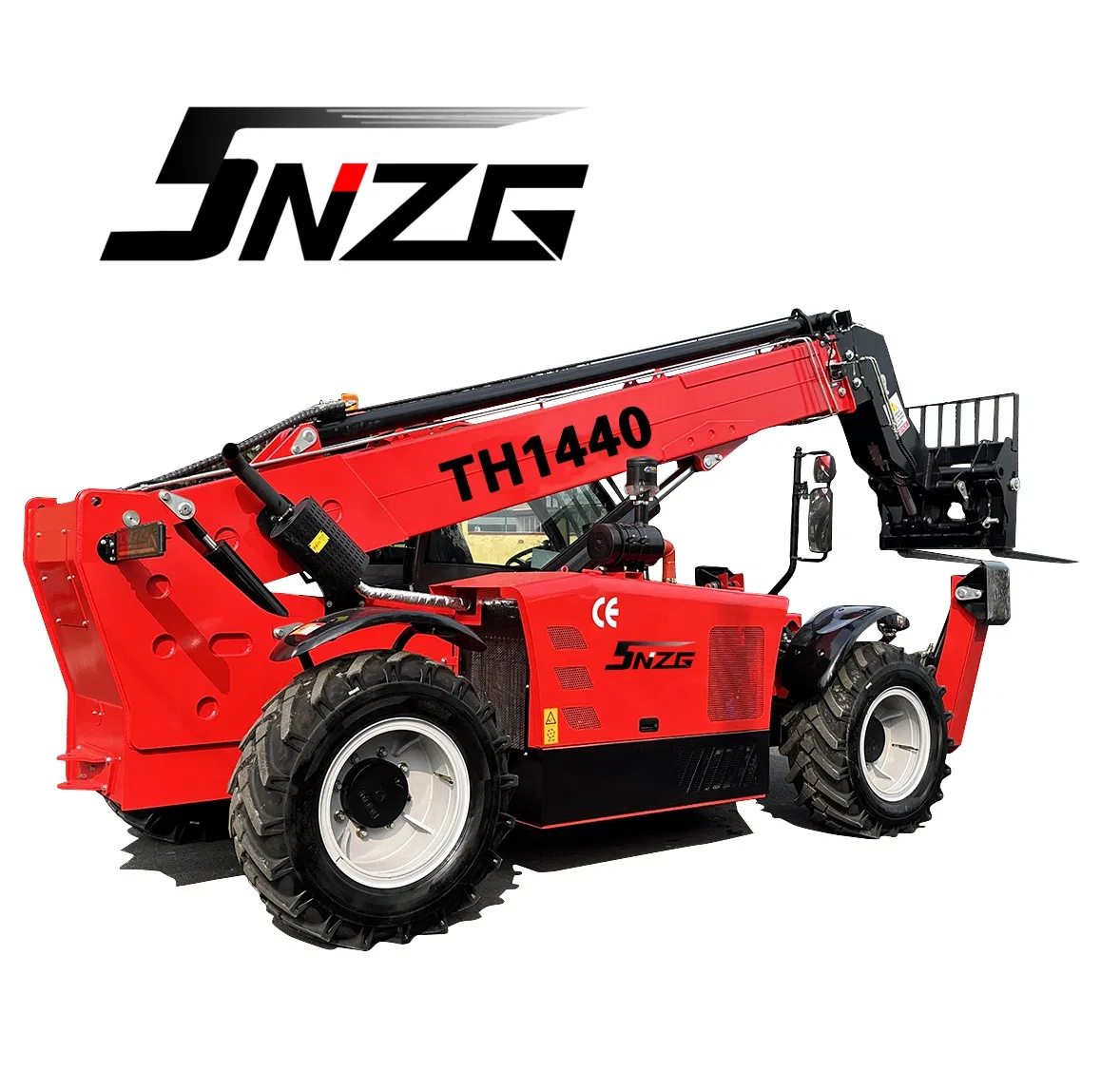 14m 4t Diesel Engine Earth-Moving Machinery Telescopic Boom Handler Forklift Telehandler for Sale