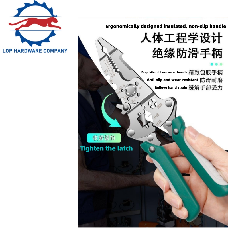 Advanced Wire Stripping Tool Featuring Built-in Voltage Detection