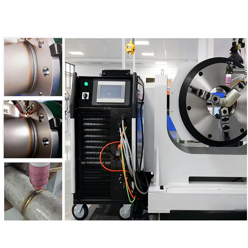 Máquina de soldadura circunferencial de tubería de acero al carbono por soldadura de arco de argón