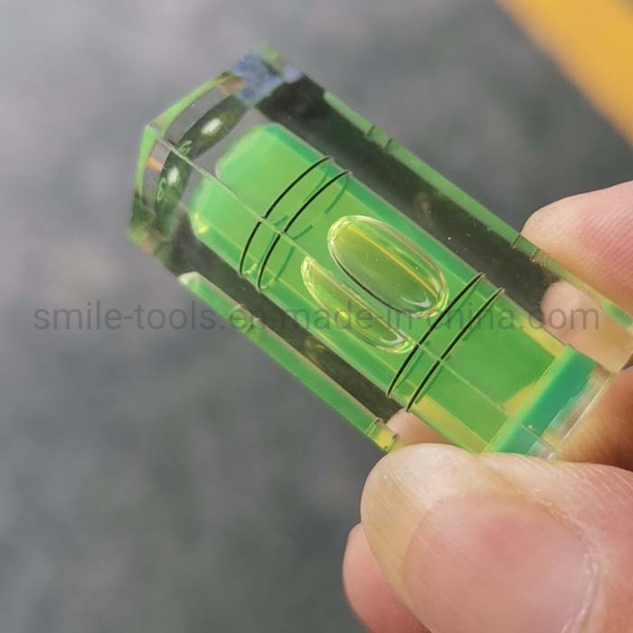 High Accuracy Square Section Bubble Level Vials Mini Spirit Level Bubble