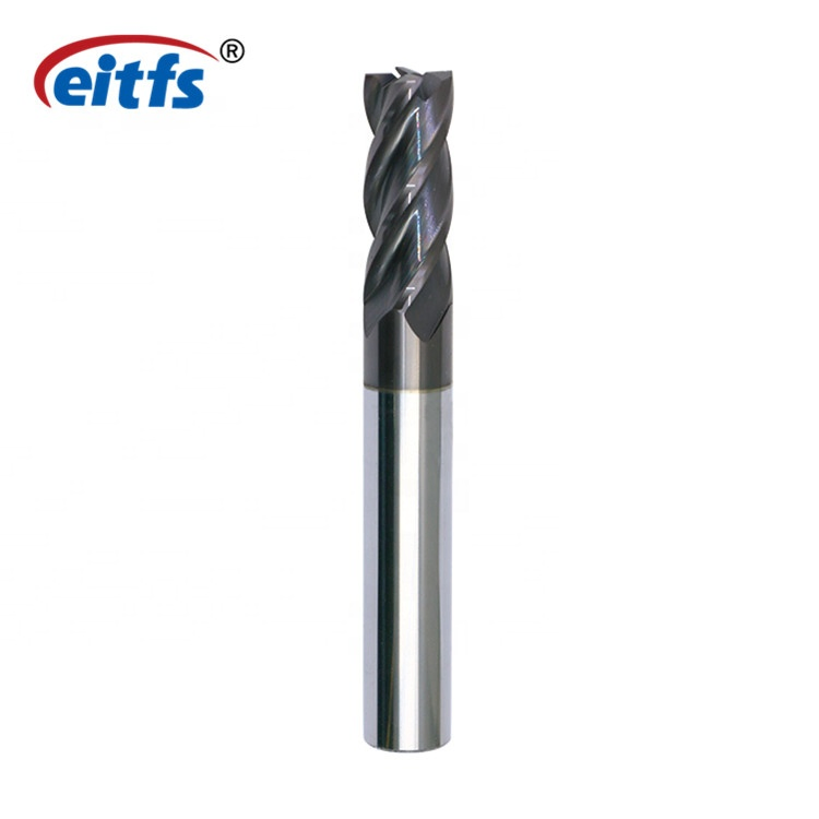 Herramientas de corte de fresa de carburo Cortador de fresado CNC para acero inoxidable
