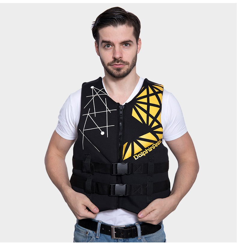 Adult Neoprene Swimming Survival Jacket Life Vest