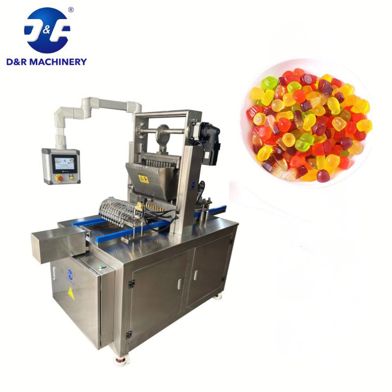 Mini Depositing Production Line for Bear Jelly Candy Machine 20-80kg/h