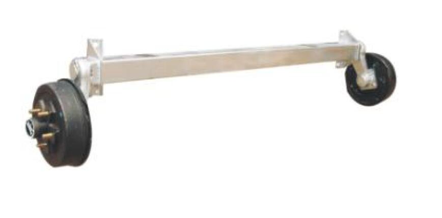1.3t Torsion Axle with Disc Brake 500 Kg Stub Trailer Truck Half Trailer Kits Car Accessories Trailer Parts Axle