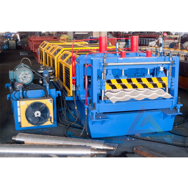 Customized Colored Cold Roof Tile Making Machine, Glazed Roof Tile Machine, Step Tile Metal Roofing Sheet Roll Forming Machine
