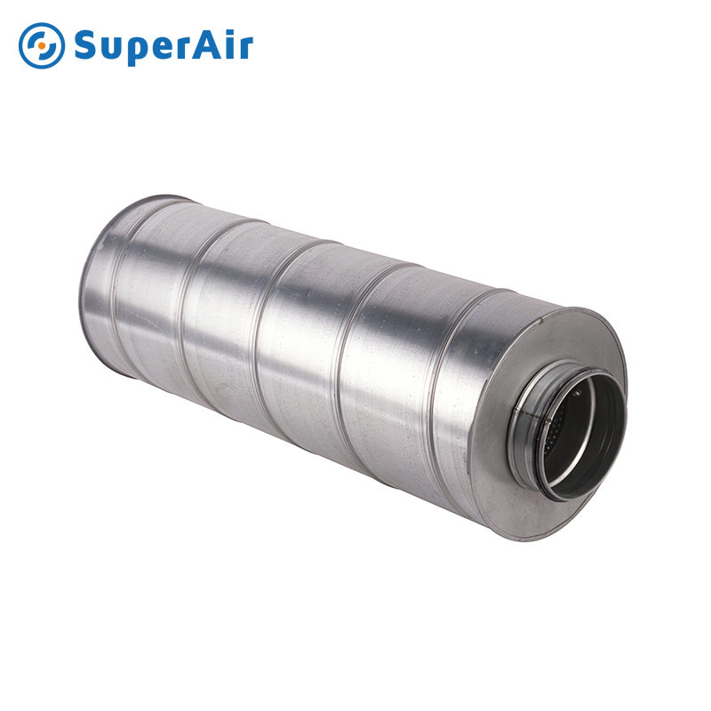 Eco-Friendly Round HVAC Ductwork Noise Silencer