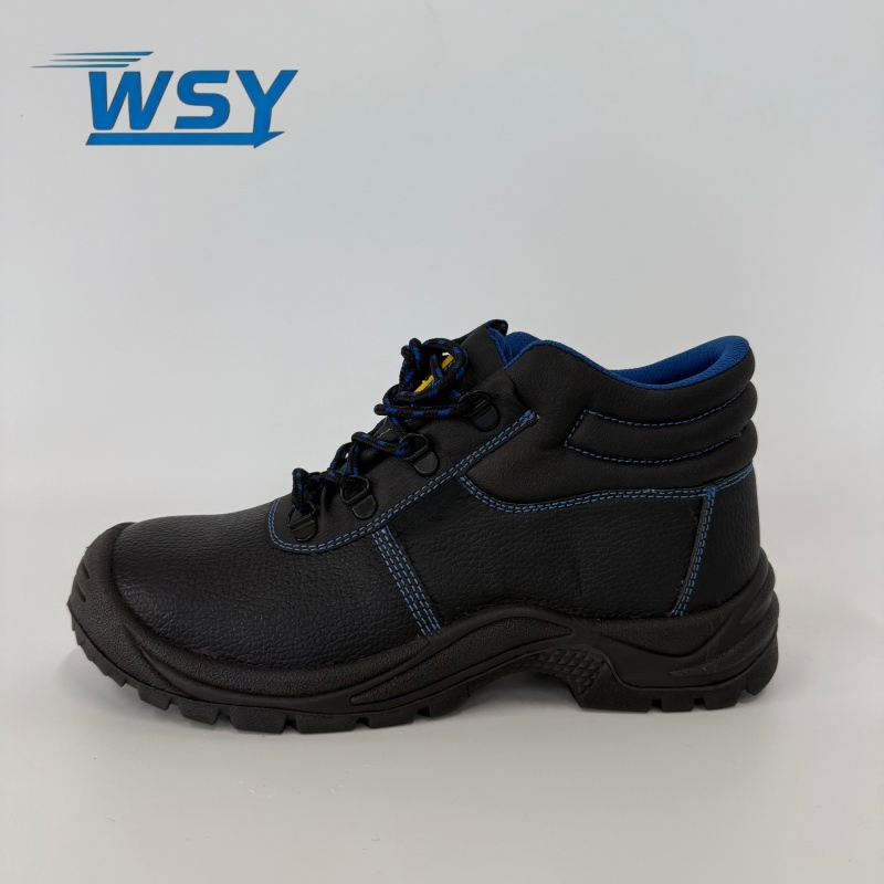 Scarpe antinfortunistiche da uomo a taglio medio con punta in acciaio e intersuola antiperforazione