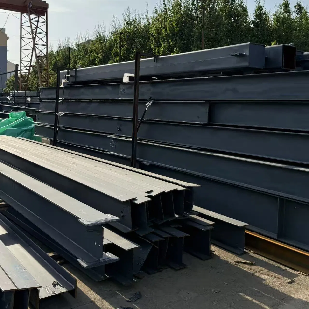 High Strength Prefabricated Steel Structure Frame Metal Construction Building Material for Commercial Workshop Farm Storage Garage Shed