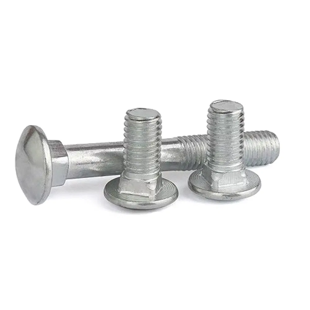 Perno de carrocería de acero inoxidable DIN603 A2-50 totalmente roscado M12X55/60/65/70/75