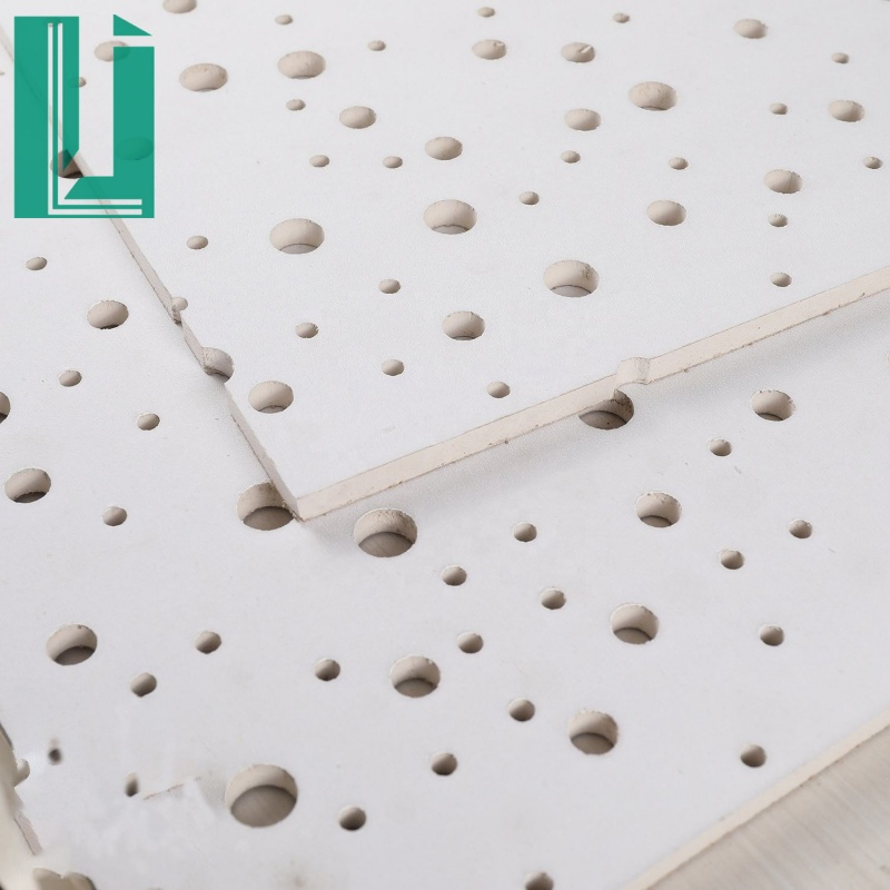Acoustic Perforated Waterproof Fireproof Moisture Proof Gypsum Ceiling Board