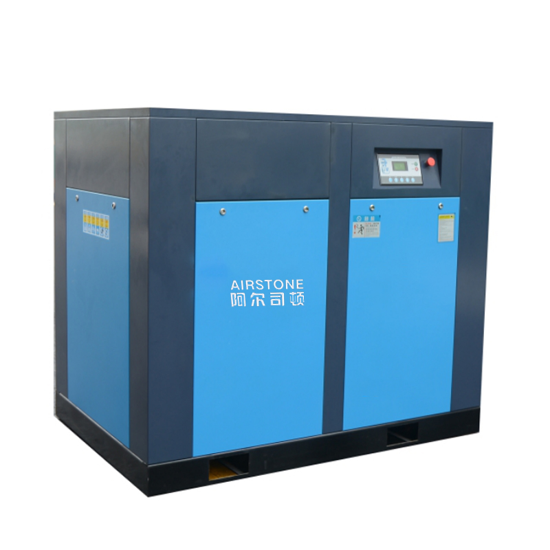 Compresor de aire de tornillo de velocidad fija de 22 kW y 30 HP de accionamiento directo con bajas pérdidas de energía