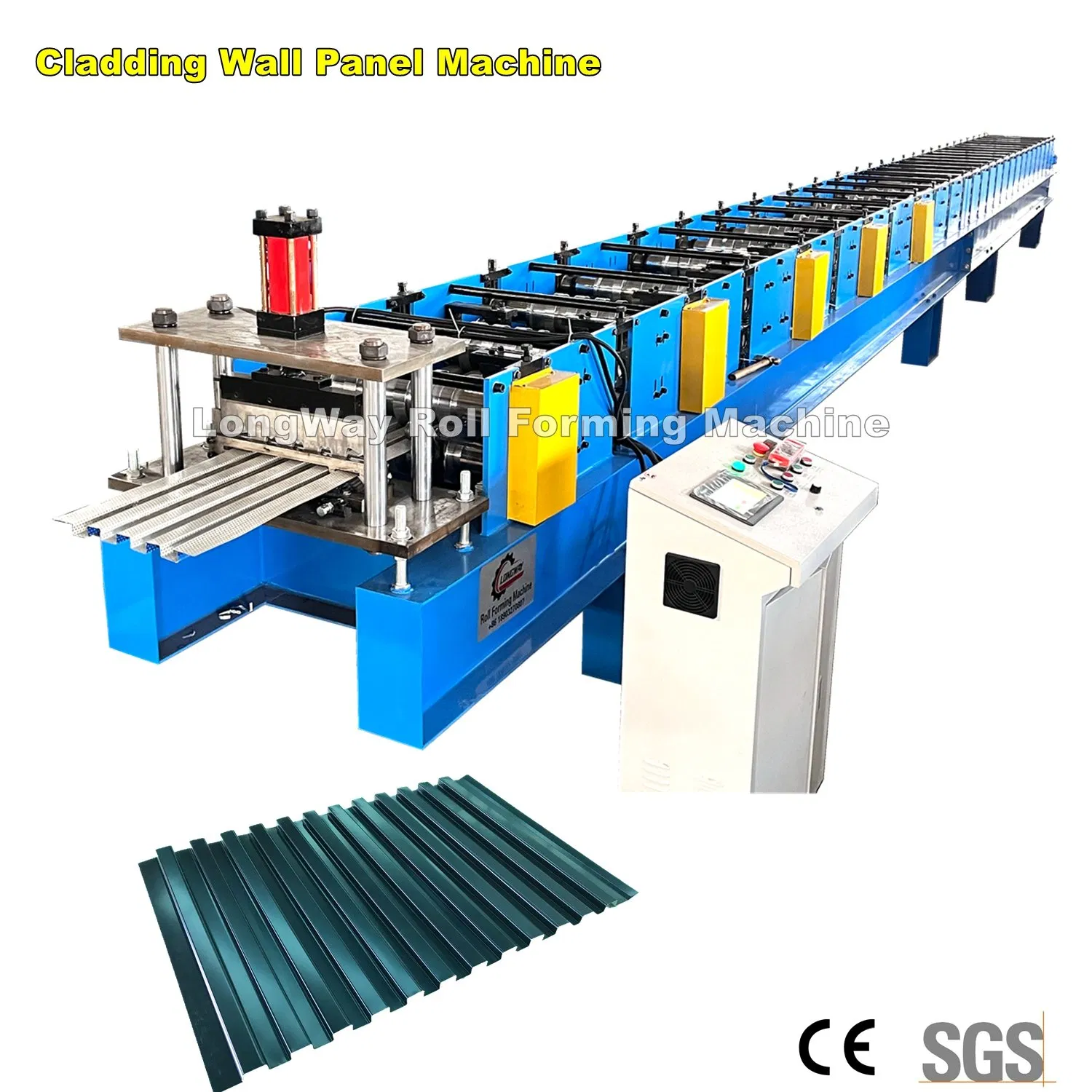 Chile Metal Cuadro Standing Seam Wall Roof Panel Laminas Roll Forming Machine
