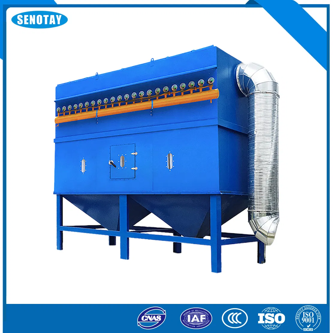 Colector de polvo de pulso con filtro de bolsa industrial
