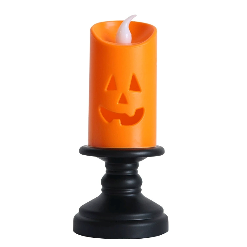 Halloween Pumpkin Flameless LED Candle Light Decorative Desk Lamp