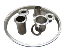 304/316L Brida Sanitaria de Acero Inoxidable Soldada