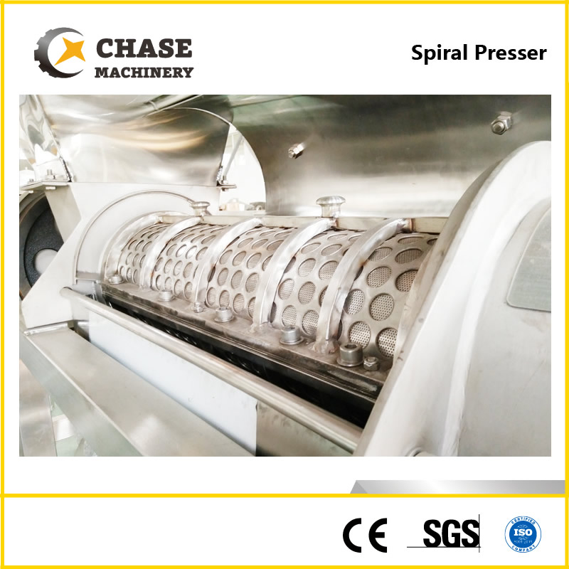 Новое состояние SUS304 спиральный пресс для фруктового сока производство Shanghai Chase