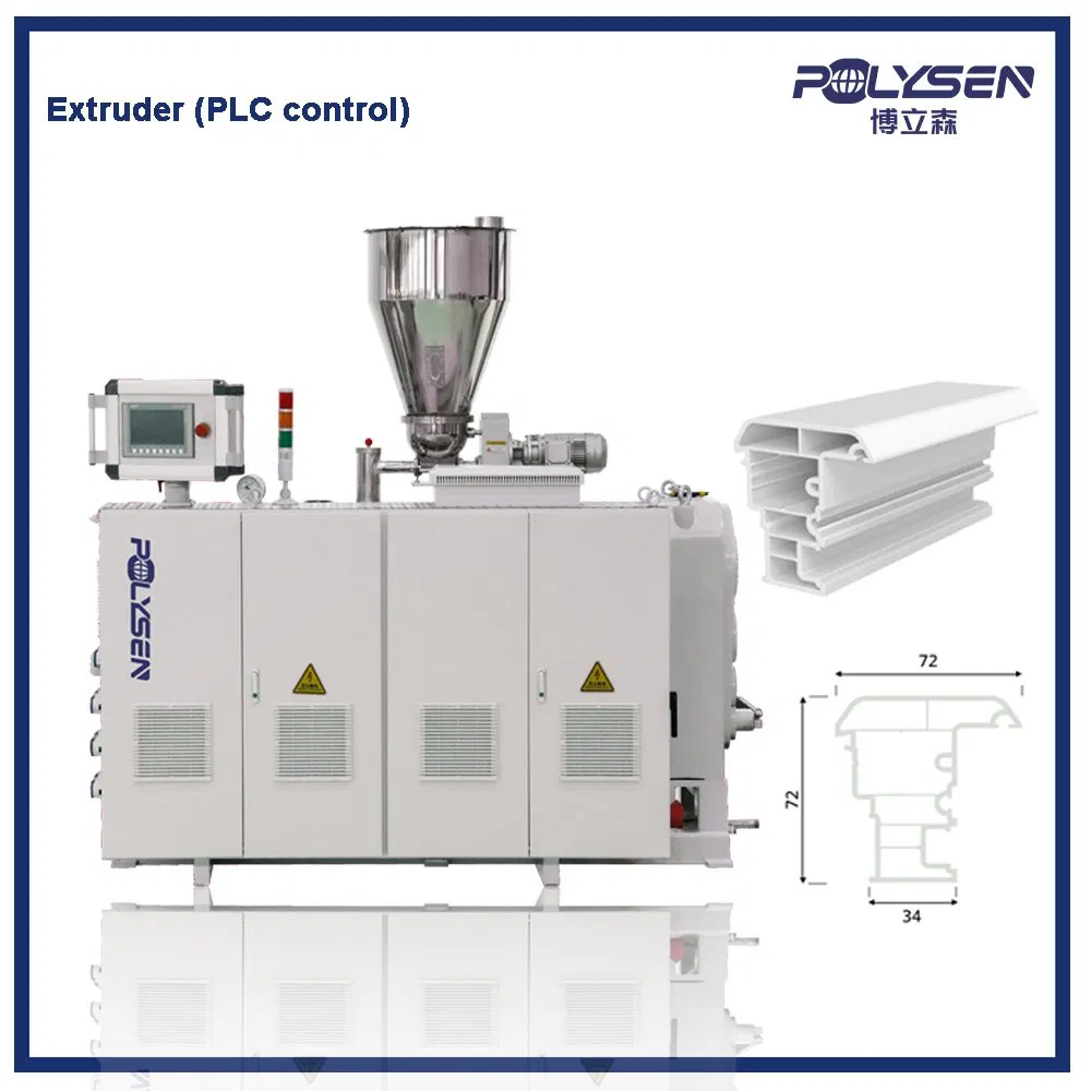 PVC UPVC Profile Production Line Profile Machine PVC Window Frame Extrusion Line
