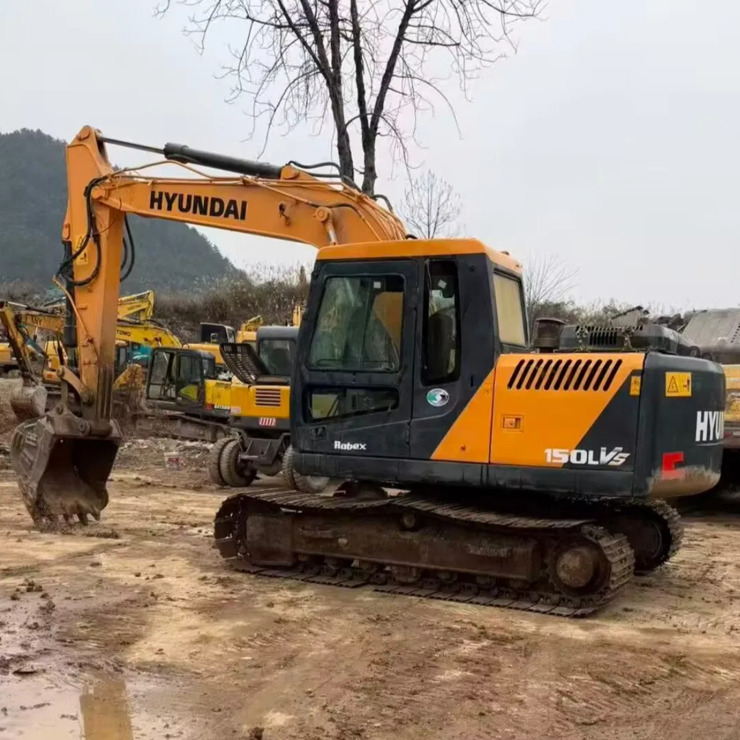 Miniexcavadora usada Hyundai 150LVS de 15 toneladas