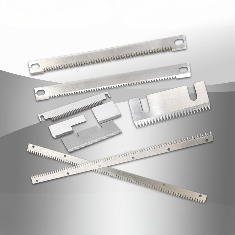 High-Strength Sharp Durable Precise-Cutting Serrated Knives for Semi-Auto Carton Sealing & Packaging Machines