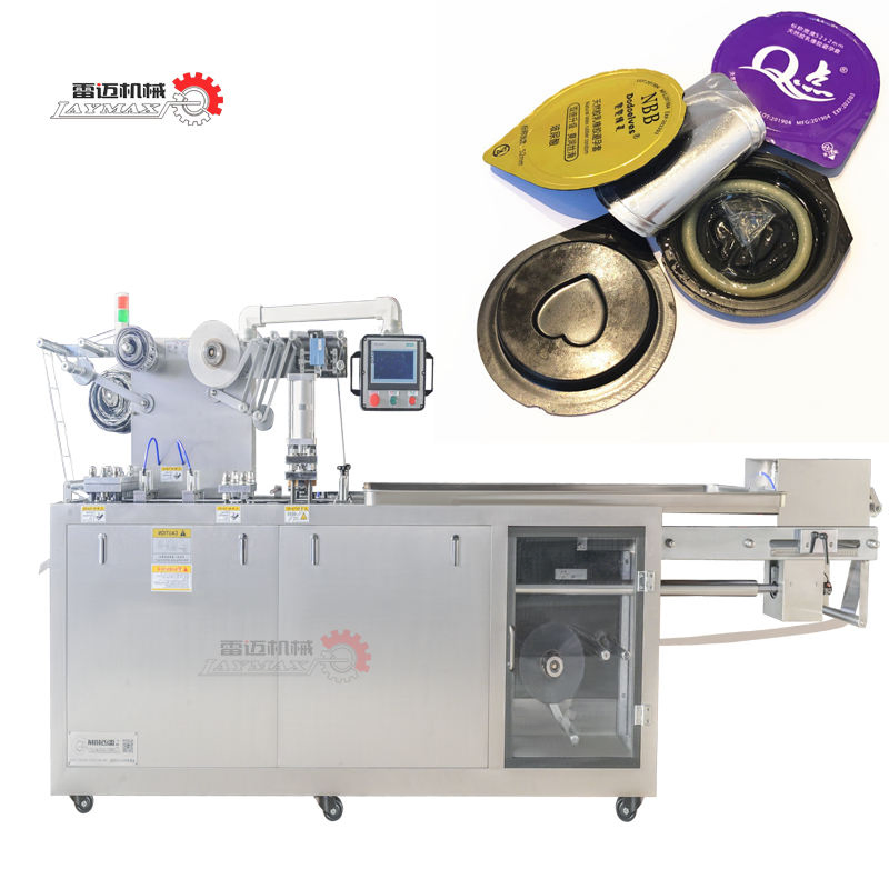 Dpp80 Semi-Automated Condom Blister Packaging Machine Electric &amp; Manual Driven New Condition with Core Motor Components