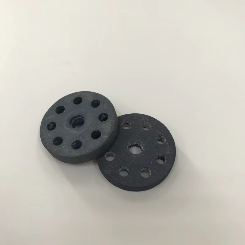 Custom Unscented Aroma Sheet Black Porous SiC Ceramic Fragrance Stone