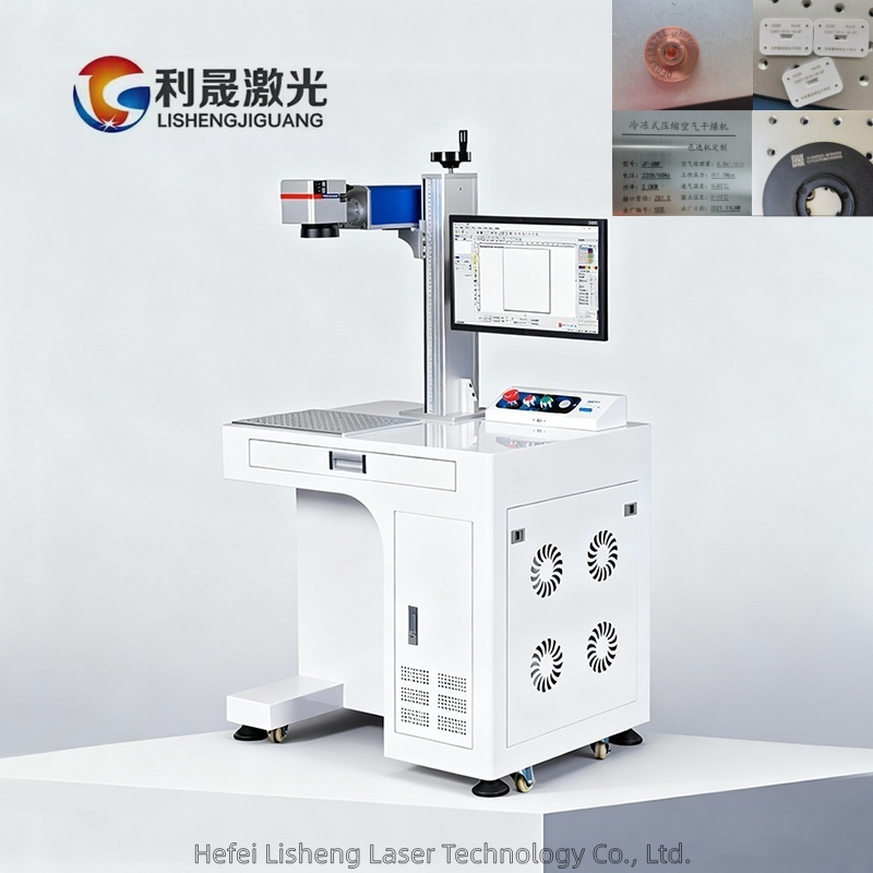 High Speed Fiber Laser Marking Machine 20W/30W/50W/100W for Metal and Hardware Engraving