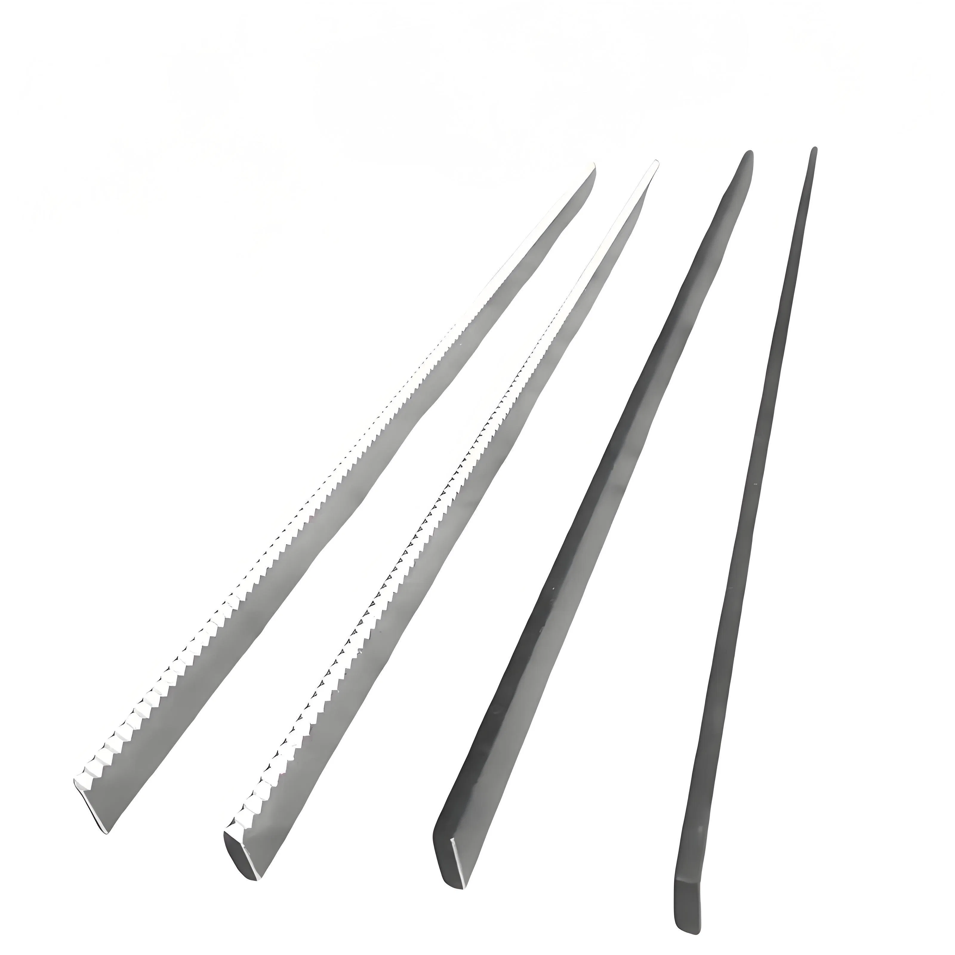 Herramientas de corte de alta calidad para máquinas de envasado de almohadas y alimentos: cuchillas dentadas de sellado y portaherramientas