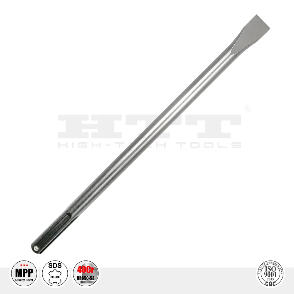 Cincel Plano de Martillo de Acero Aleado Premium SDS Max para Rotura de Concreto Ladrillo Piedra Azulejo Cerámica Porcelana