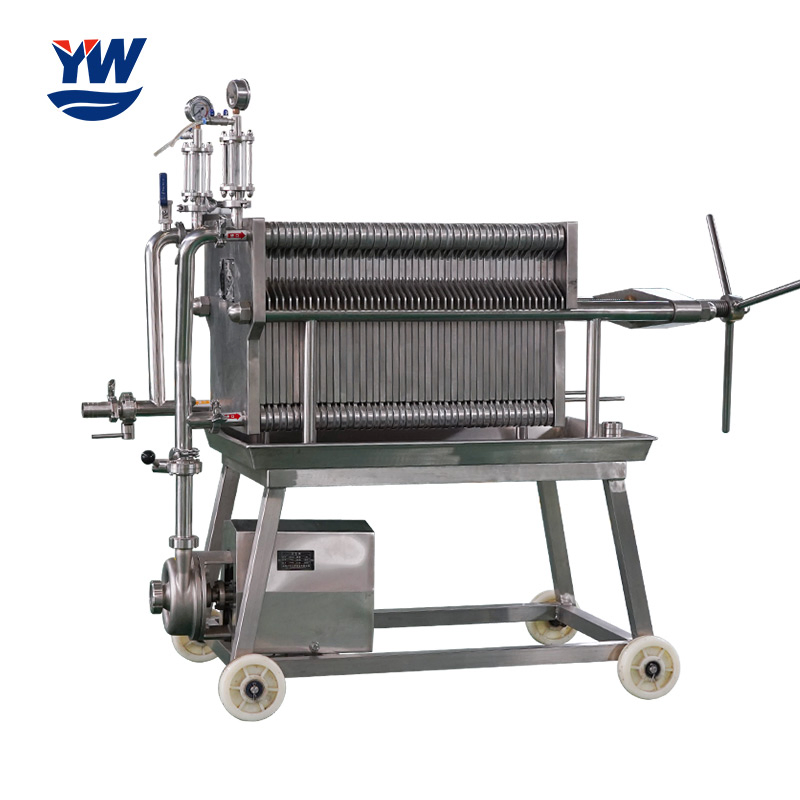 Stainless Steel Plate and Frame Filter Press Ss Sheet Filter Cardboard Filter for Beer Wine Filtration