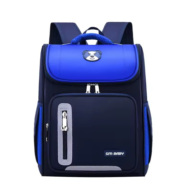 Mochilas escolares para alumnos de 1.º a 3.º y 6.º grado, mochilas escolares con espacio reflectante para niños, protección de la columna, reducción de carga, bolsa para estudiantes