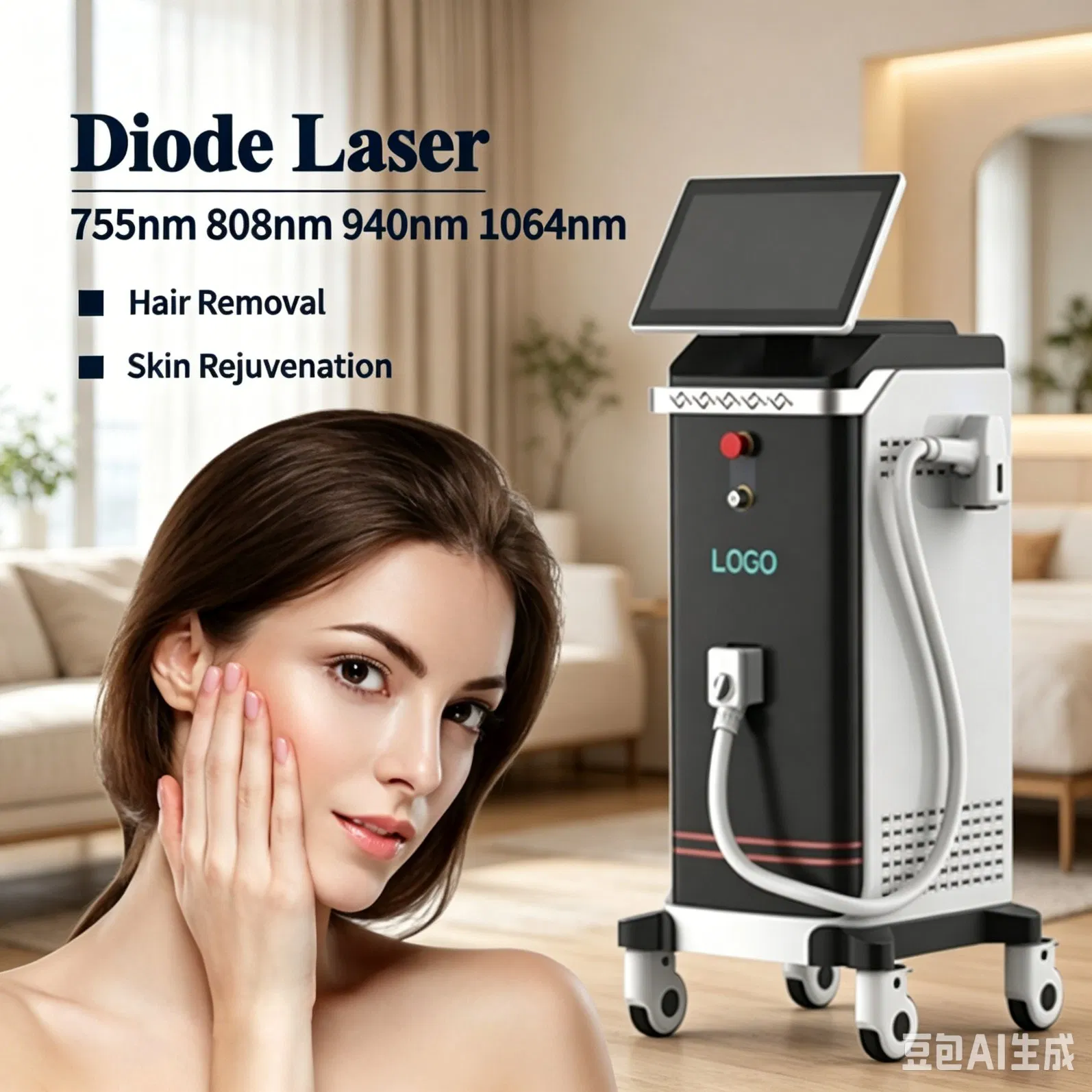 808 Diode Laser Hair Removal Long-Lasting Hair Removal Device
