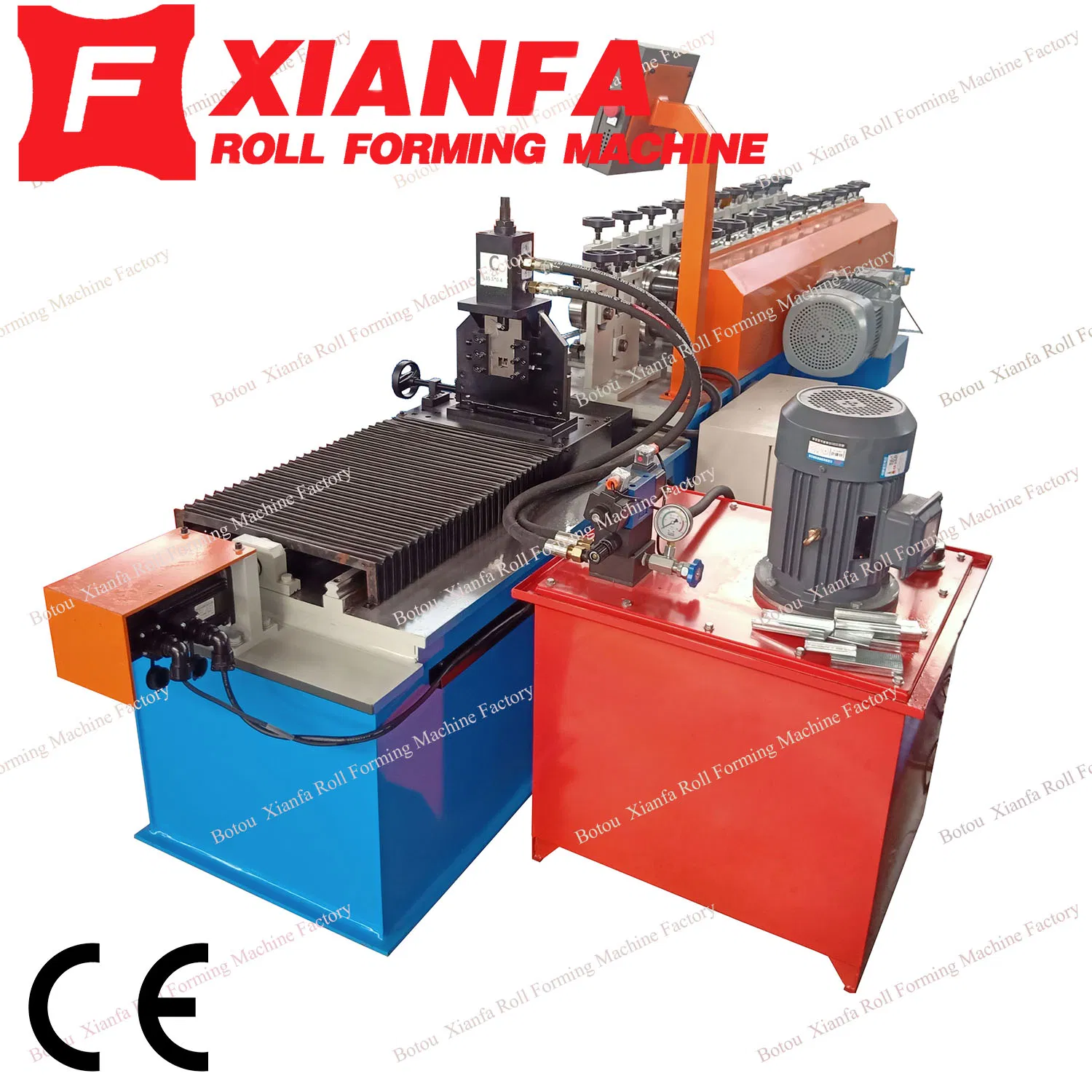 Metal Profiles Forming Machine with Punching Hole Machine Drywall Profiles Making Machine Galvanized Perforated Corner Guards Forming Machine