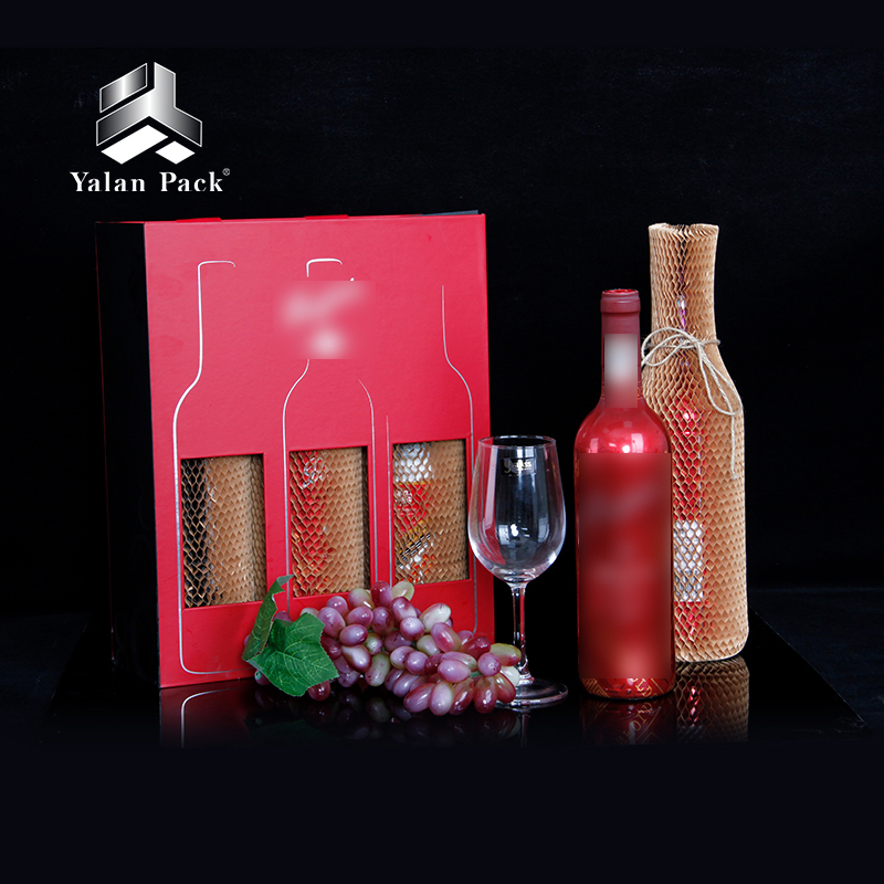 Recyclable Honeycomb Paper Protectors for Bottles and Jars