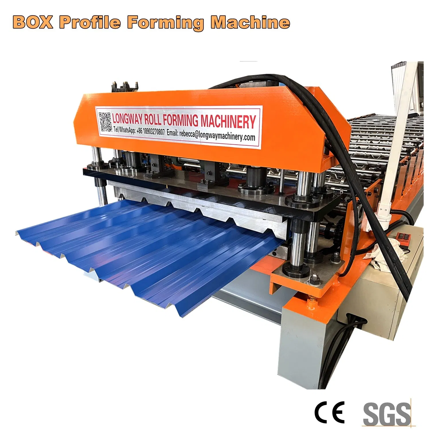 Galvanized Aluminium T30 Trapezoid Box Profile Roofing Sheet Forming Machine